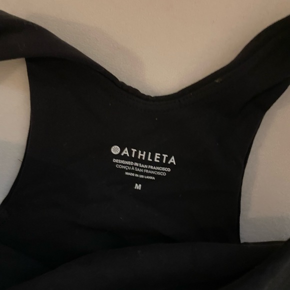 NWT ATHLETA Conscious Crop Top A-C in Black Size M - Picture 5 of 10